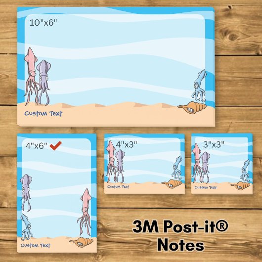Inktvis Cartoons Post-it® Notes