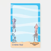 Inktvis Cartoons Post-it® Notes (Voorkant)