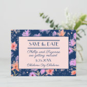  inktvis en zwarte roze kaart (Staand voorkant)