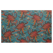 inktvis inkt turquoise stof (Fat Quarter)