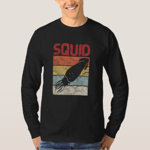 Inktvis mariene bioloog Cephalopod Squidding Vinta T-shirt