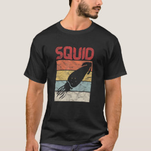 Inktvis mariene bioloog Cephalopod Squidding Vinta T-shirt
