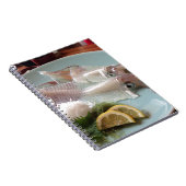 Inktvis Sashimi Japanse Maaltijd Serveren Lunch Di Notitieboek (Rechterzijde)