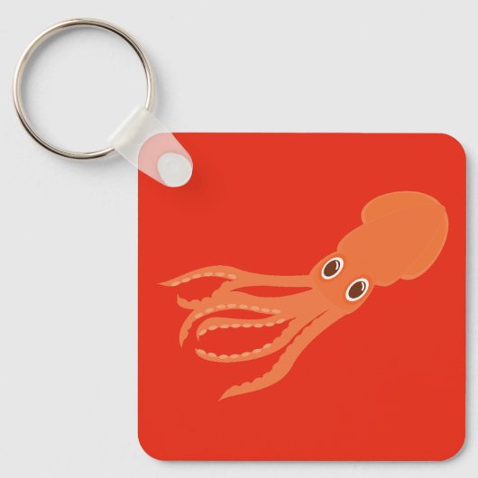 Inktvis Sleutelhanger (Voorkant)