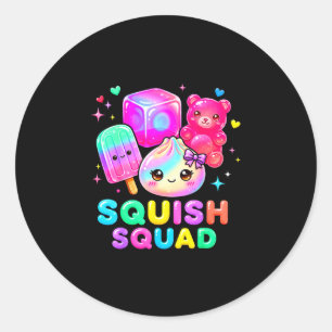 Inktvis squad dumpling kawaii pastel anime verjaar ronde sticker