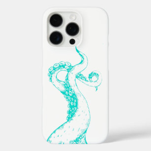 inktvis tentakels aqua iPhone hoesje