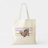 Inktvis zomergeluk tote bag (Achterkant)