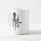 inktvisverf koffiemok (Voorkant links)