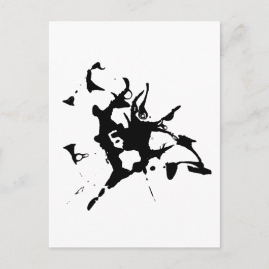 Inktvlek Briefkaart (Voorkant)