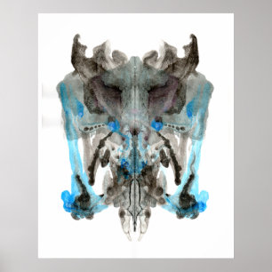 Inktvlek Fantasie Poster