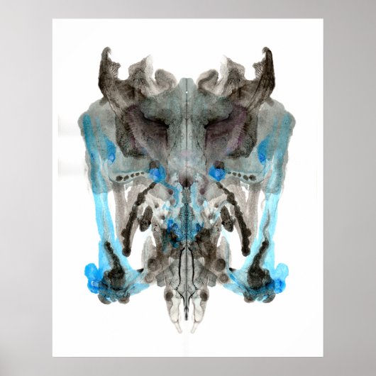 Inktvlek Fantasie Poster (Voorkant)