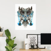 Inktvlek Fantasie Poster (Thuiskantoor)