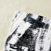 Inktvlek Graffiti Strandtowel Strandlaken (In situ)