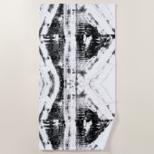 Inktvlek Graffiti Strandtowel Strandlaken (Voorkant)