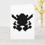 inktvlek Verjaardagskaart Kaart (Gele Bloem)