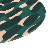 Inktvlekken, met de hand getekend, helder naadloos snijplank (Hoek)