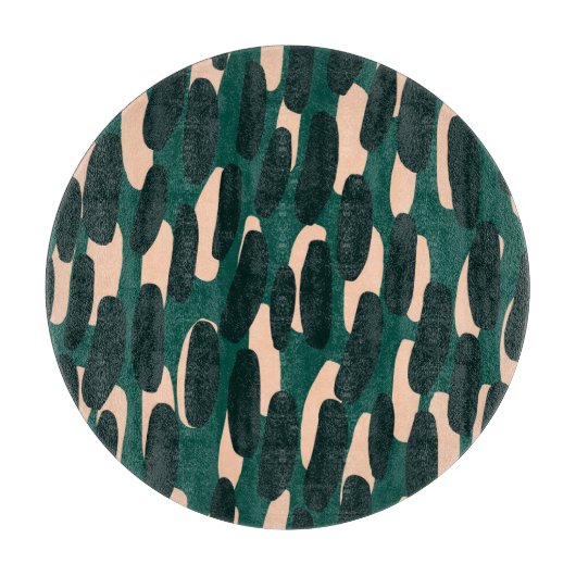 Inktvlekken, met de hand getekend, helder naadloos snijplank (Voorkant)