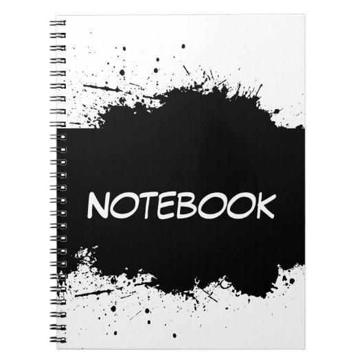 Inktvlekken Notitieboek (Voorkant)