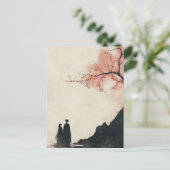 Inktwas schilderen briefkaart (Staand voorkant)