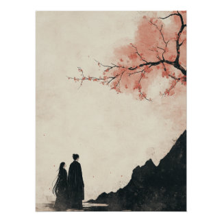 Inktwas schilderen perfect poster