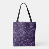 Inktwel Blauwe Kasseien Patchwork Terrazzo Patroon Tote Bag (Achterkant)