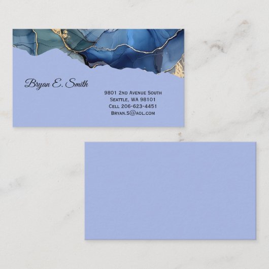 Inktwerveling Visitekaartje (Voorkant / Achterkant)