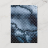 Inktzwarte waterverf | Wenskaart Informatiekaartje (Achterkant)