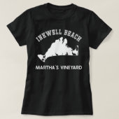 Inkwell Beach, Oak Bluffs, Martha's Vineyard, MA V T-shirt (Design voorkant)