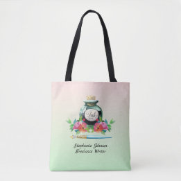  Inkwell en Dip Pen Freelance Writer Tote Bag