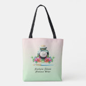  Inkwell en Dip Pen Freelance Writer Tote Bag (Achterkant)