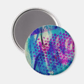 Inky Abstract Magneet (Voorkant / Achterkant)