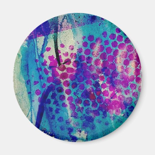 Inky Abstract Magneet (Voorkant)