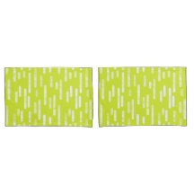 Inky afgeronde lijnen patroon | Bright Lime Green