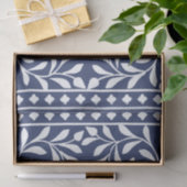 Inky Blue 1 Traditional Bone Inlay Decoupage Paper Tissuepapier (Geschenk)