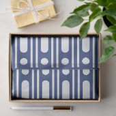 Inky Blue 2 Bone Inlay Dots Decoupage Tissuepapier (Geschenk)