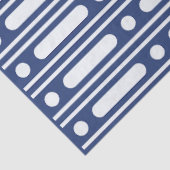 Inky Blue 2 Bone Inlay Dots Decoupage Tissuepapier (Detail)