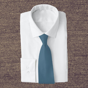 Inky Blue Solid Color Stropdas