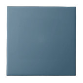 Inky Blue Solid Color Tegeltje (Voorkant)