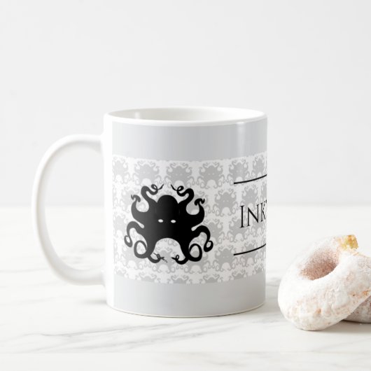 Inky Bones Press Mug Koffiemok (Met donut)