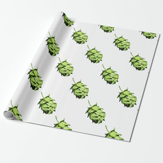 Inky Hop Illustration for Beer Lovers. Cadeaupapier (Uitgerold)