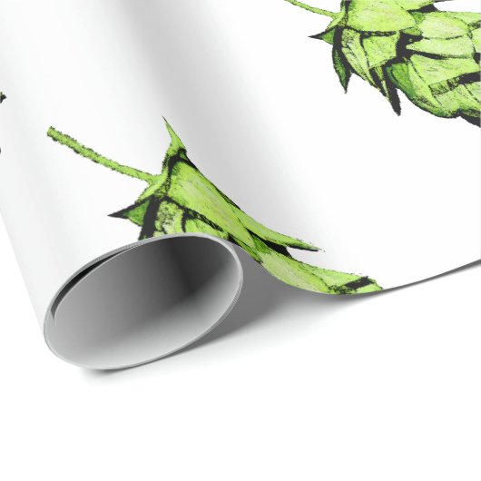 Inky Hop Illustration for Beer Lovers. Cadeaupapier (Rol Hoek)