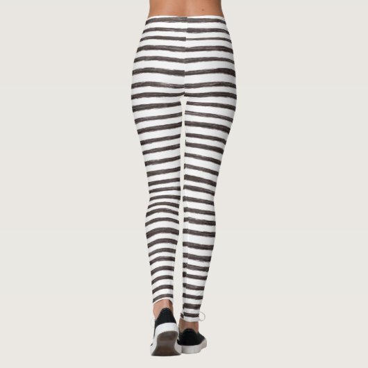 Inky horizontale strepen leggings (Achterkant)