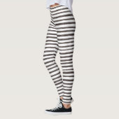 Inky horizontale strepen leggings (Links)
