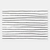 Inky Lines Strepen Brushstrokes Eenvoudige Minimal Inpakpapier Vel (Voorkant 3)