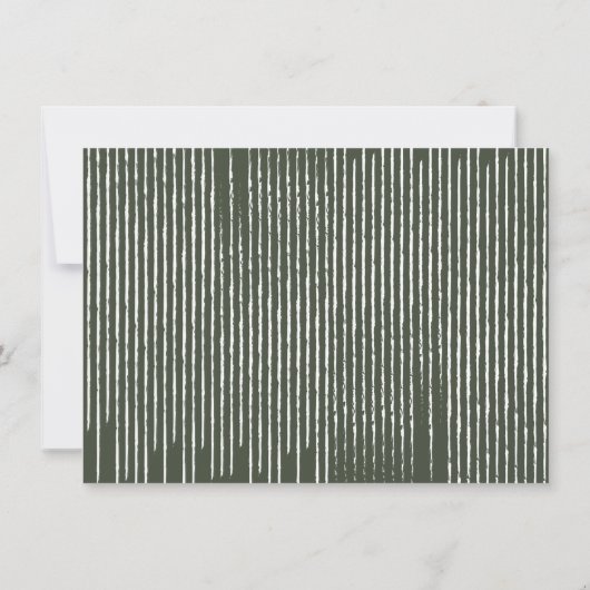 Inky manuscriptfoto sparen de datum save the date (Achterkant)