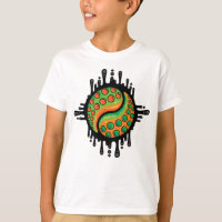 Inky Octopus Tentakel Yin Yang Symbool
