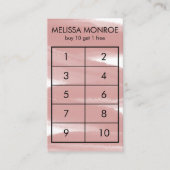 Inky Paint Stripe Brush Stroke Waterverf Social Klantenkaartje (Voorkant)