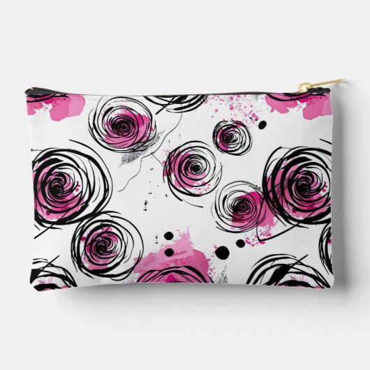 Inky Petals naadloze patronen Etui (Achterkant)