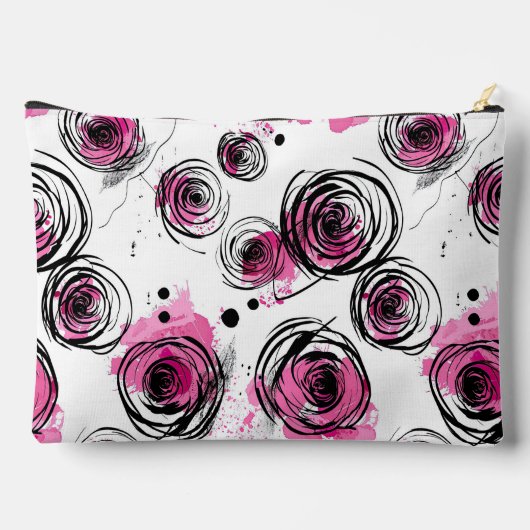 Inky Petals naadloze patronen Etui (Achterkant)