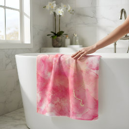 Inky Roos Gold Handdoek